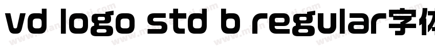 vd logo std b regular字体免费下载字体转换
